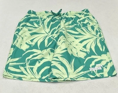 Pantalones Cortos Informales Puma Para Hombre Calce Regular, Verde Floral, Talla S Foto 1 de 3