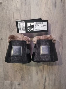 Eskadron Hufglocken Softslate Fauxfur Black Schwarz Gr. S neu - Bild 1 von 2