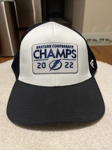 Tampa Bay Lightning Fanatics 2022 Eastern Conference Champions Adjustable Hat - Picture 1 of 6