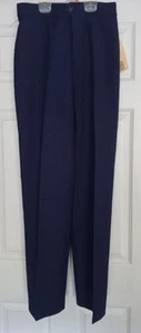 NWT USA Women's Visa by Milliken PANTS Blue 1980's waist 28" inseam 30" - Picture 1 of 10