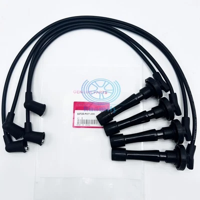4x For Honda Civic 1992-2000 Civic del Sol 1993-1995 Acura Spark Plug Wire Set - Imagem 1 de 4