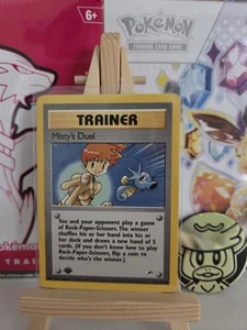 Misty’s Duel 1. Edition Gym Heroes 123/132 WOTC Vintage Pokemon - Bild 1 von 2