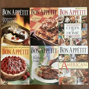 Bundle Lot of 6 BON APPETIT Magazines Assorted Issues 1997/98 - Bild 1 von 5
