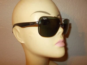 Gafas de sol Ray Ban RB 3483 004/71 Gunmetal marco negro lentes verdes - Imagen 1 de 12