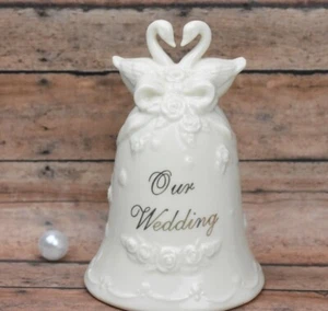 Cake Topper Wedding Bridal Keepsake Pastel Boda Decoración Wedding Bells - Picture 1 of 7
