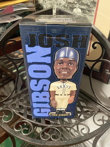 2003 Josh Gibson bobblehead doll / Pittsburgh Pirates / PNC Park / Grays in box Cover