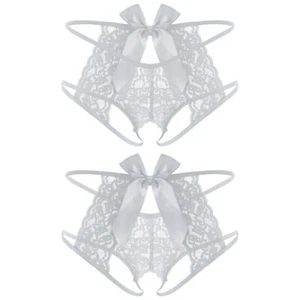 Sexy Pouch Panties Mens See-through Lace G-String Underwear Strappy T-back Thong - Picture 1 of 12
