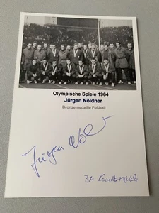 JÜRGEN NÖLDNER DDR Olympia 1964/3. signed Foto 10x15 Autogramm - Bild 1 von 1