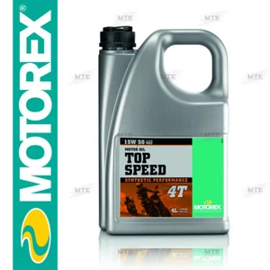 Motorex TOP SPEED 4T SAE 15W/50 4l Motoröl synthetisch JASO MA2 15W50 topspeed - Bild 1 von 1