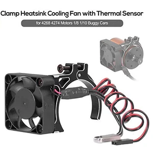 For SUMMIT E-REVO UDR RC Car 42MM Motor Heatsink Cooling Fan with Sensor Parts - Picture 1 of 6