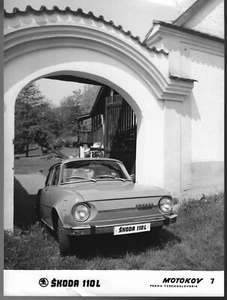 Skoda S110 L Front View c1973-1974 Original Press Photograph - Picture 1 of 1