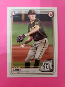 Justin Lange 2020 Bowman Draft BD-99 paper base , San Diego Padres ,Quantity - Picture 1 of 2