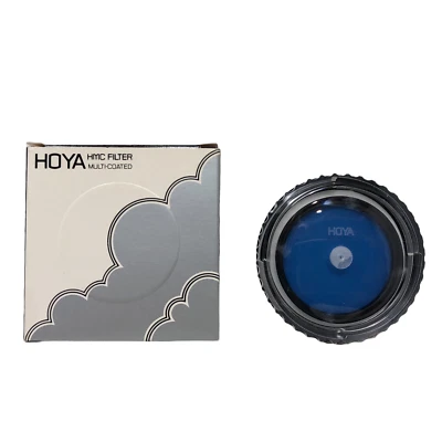 Hoya 49mm 80 B Blue Glass Filter Made in Japan - Image 1 of 4