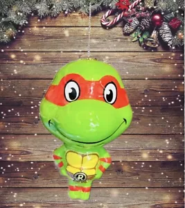 Nickelodeon Teenage Mutant Ninja Schildkröten Rafael Decoupage Ornament Neu - Bild 1 von 4