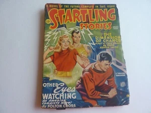 STARTLING STORIES MAGAZINE SPRING 1946 SEXY GOOD GIRL BERGEY COVER VG 4.0 - Picture 1 of 3