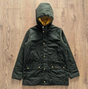 Chaqueta de Cera Barbour Boys Durham Talla XL Junior Algodón Encerado - Imagen 1 de 24