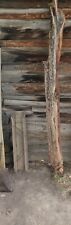 Antique Colorado Red Cedar Fence Post 73" With Aged Moss And Original Wire/Nail
