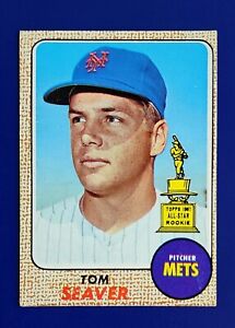Tom Seaver RC 1968 Topps 1967 All Rookie Cup #45 Mets HOF EXMT EX-MINT *DWCARDS*