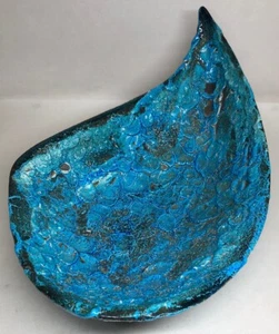 Grande Coupe Émaux Fat Lava / Écume De Mer Rétro Vintage Vallauris / Cyclope N3 - Foto 1 di 12