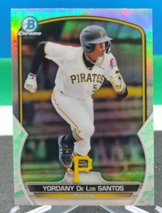 Yordany De Los Santos Lunar Glow 2023 Bowman Chrome #BCP-121 Pittsburgh Pirates  - Imagen 1 de 3