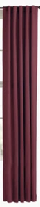Style Selections Bernard Back Tab Light Filtering Curtain Panel, Red, 84" X 40" - Picture 1 of 2