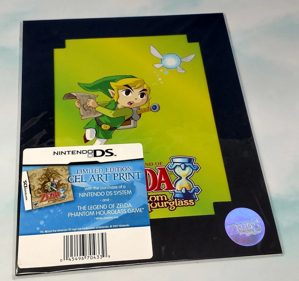 Zelda Phantom Hourglass Limited Edition Cel Art Print RARE 1 of 50k Made