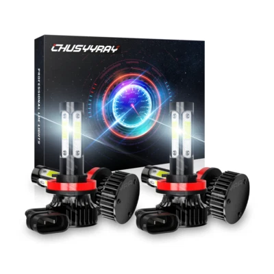 For Infiniti QX30 2017-2018 -4X 6000K LED Headlight High Low Beam Bulbs Combo - Image 1 of 4