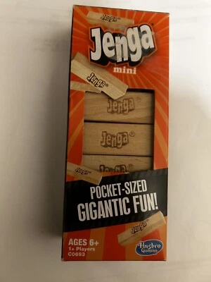 Jenga Classic Game Hasbro Family Gaming Night Mini Version - Image 1 of 4