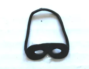 MASCHERA GOMMA NERA PERSONALIZZATA LONE RANGER ADATTA A FIGURA COWBOY GABRIEL MARX JOHNNY WES - Foto 1 di 1