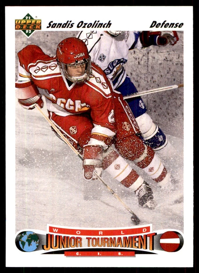 1991-92 Upper Deck Sandis Ozolinch RC CIS #661 - Image 1 of 2
