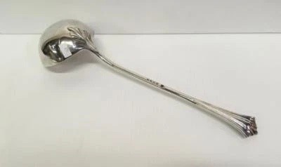 Cucharón de plata esterlina 1887-88 Heráldico Londres John Aldwinckle Thomas Slater 13"+ Foto 1 de 4