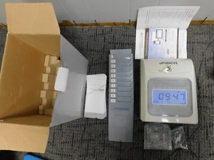 uPUNCH HN4000 Calculating Time Clock, cards, holder, ribbon - Picture 1 of 1