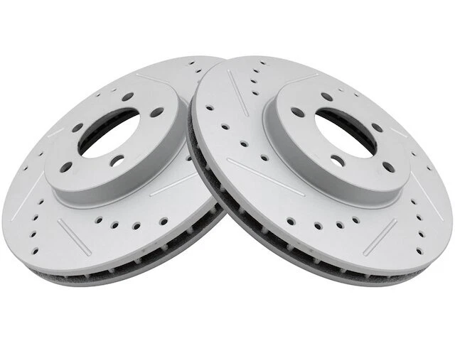 Front TRQ Brake Rotor Set fits Mercury Cougar 1996-1997 16JMGK Foto 1 de 1