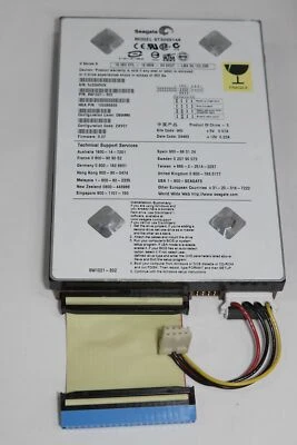 SEAGATE ST320014A HDD 20GB 9W1021-302 100265635 FW 3.07 HARD DRIVE SLIM 3.5 - Image 1 of 4