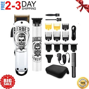 Maquina De cortar Cabello Pelo Set Máquinas Profesional Cortapelos Para Hombres. - Picture 1 of 8