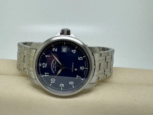 MÜHLE GLASHÜTTE M12 Sports Blau Edelstahl Automatik Box - Picture 1 of 5