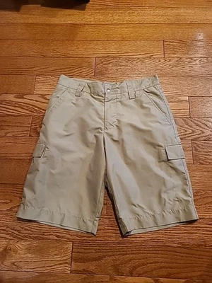 Pantalones Cortos J Lindeberg Para Hombres 29 Caqui Tostado 9.5" Saks Golf Performance Chino Nuevos Sin Etiquetas Foto 1 de 4