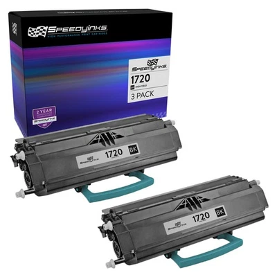 2PK Dell 1720 310-8707 MW558 GR332 Black Laser Toner Cartridge 1720dn 310-8709 - Image 1 of 4