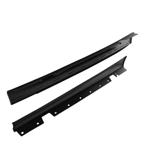 Side Skirt Extension Panel for BMW E90 E91 3-Series M3 Style 2006-11 Black - Picture 1 of 17