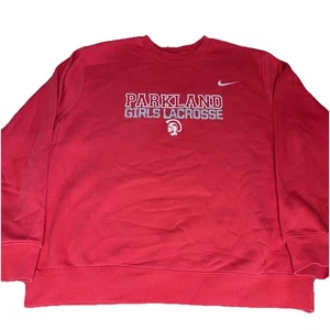 Nike Parkland Trojaner Mädchen Lacrosse Sweatshirt mit Rundhalsausschnitt Damen Large rot - Bild 1 von 5