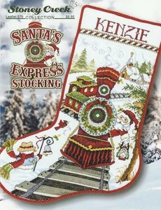 Santa's Express Stocking LFT579 by Stoney Creek cross stitch pattern - Picture 1 of 1
