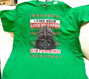 Weihnachten T Shirt Star Wars Darth Vader 3 XL I find your mangel of cheer störend - Bild 1 von 5