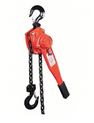 New Dayton Lever Chain Hoist 3000 lb lift 5 ft chain  - Image 1 of 4