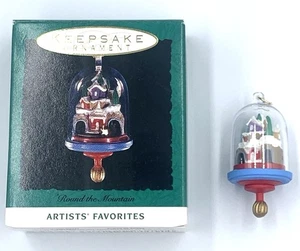 NIB 1993 Hallmark Keepsake Ken Crow Round Mountain Miniature Christmas Ornament - Picture 1 of 8
