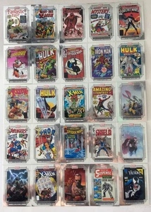 Juego de 25 cartas CUBIERTAS ICÓNICAS 2023 Marvel Platinum (#IC01-IC25) - Imagen 1 de 1