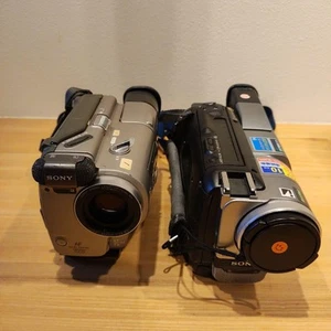 SONY Handycam Camcorder 2 Set DCR TRV310 AF-C30 From Japan - Picture 1 of 11