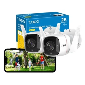 Tapo C310P2 2-Pack 2K Security Camera Outdoor Wireless & Wired, Outdoor Camera - Picture 1 of 5
