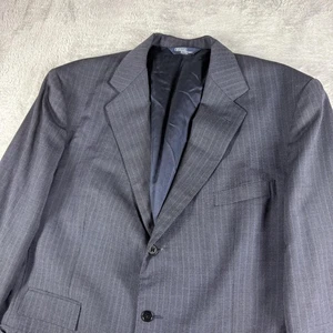 Vintage Polo Ralph Lauren Jacket Mens 48L Blazer Wool Sport Coat Union Made USA - Picture 1 of 18