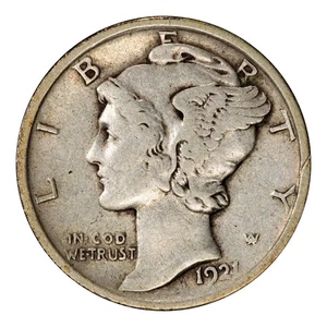 1921 Mercury Dime PCGS VF-30 - Picture 1 of 4
