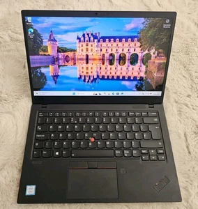 Lenovo Thinkpad X1 Carbon Gen 7 i7 8565U 16G RAM 512SSD W11 Pro Touchscreen - Picture 1 of 5